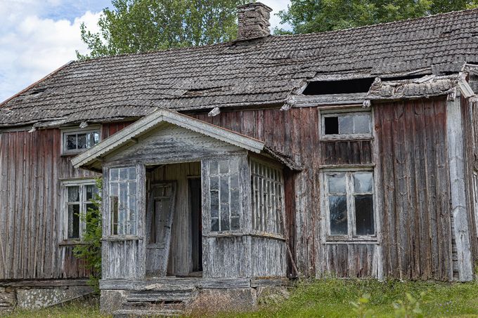 Forladt hus i Sverige